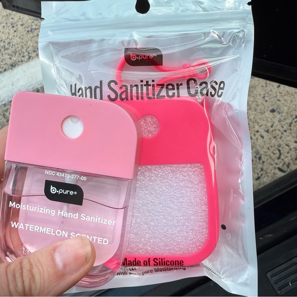 b-pure Pink Hand Sanitizer with Case
